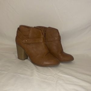 Lauren Conrad Brown Ankle Boots